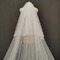 Λευκό Exquisite Lace Veil Cathedral Sequin Veil Stereo Lace Νυφικό Πέπλο - Σελίδα 4