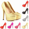 Γυαλιστερό παπούτσια νυφικό μόδας παπούτσια τακούνια - Σελίδα 1