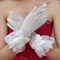 Πλήρη δάχτυλο Λευκό Χάντρες Αίθουσα Σκιά Γάντια γάμου - Σελίδα 3