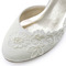 Δαντέλα κεντημένα γαμήλια παπούτσια κρασί παπούτσια τακούνι από γυαλί - Σελίδα 4