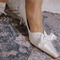 Δερμάτινα παπούτσια με λευκή δαντέλα παράνυμφος με γαμήλια παπούτσια - Σελίδα 3