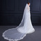 Μακρύ φόρεμα δαντέλα κεντημένο πίσω ουρά πέπλο γάμου 3M - Σελίδα 2