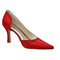 Δείχνοντας κόκκινα στιλέτο ψηλά τακούνια σατέν παπούτσια δεξιώσεων - Σελίδα 3