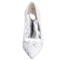 Άνοιξη δαντέλα ρηχό στόμα επισήμανε ενιαία παπούτσια κεντημένα λουλούδια ψηλά τακούνια λευκό παπούτσια γάμου - Σελίδα 3