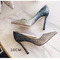 Γυναικεία παπούτσια γυναικεία παπούτσια γάμου κρυστάλλινα παγιέτες παπούτσια νυφικών ψηλά τακούνια - Σελίδα 8