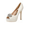 12CM Super High Heel Rhinestone Γαμήλια παπούτσια Satin Party Shoes - Σελίδα 1