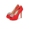 12CM Super High Heel Rhinestone Γαμήλια παπούτσια Satin Party Shoes - Σελίδα 5