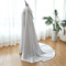 Γιορτή γάμου μακρύ χρώμα σατέν με κουκούλα μανδύα νυφικό μπουφάν - Σελίδα 3