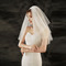 Κοντό στιλ πέπλο εξαιρετικό χάλκινο πλέγμα πέπλο με νυφικά αξεσουάρ γάμου - Σελίδα 4