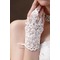 Δαντέλα Χάντρες Σύντομη Καλοκαίρι Λευκό Διακόσμηση Γάντια γάμου