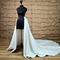 Αποσπώμενη γαμήλια σατέν φούστα αφαιρούμενο φόρεμα τρενάκι σατέν παντελόνι - Σελίδα 1