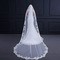 Μακρύ φόρεμα δαντέλα κεντημένο πίσω ουρά πέπλο γάμου 3M