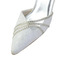 Λευκά παπούτσια γάμου δαντέλα παπούτσια γάμου με στρας γυναικών στιλέτο rhinestone παράνυμφος παπούτσια - Σελίδα 3