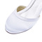 Γαμήλια παπούτσια με ρηχά άσπρα χείλη με απλό σατέν ψηλά τακούνια 3CM - Σελίδα 2