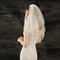 Κοντό στιλ πέπλο εξαιρετικό χάλκινο πλέγμα πέπλο με νυφικά αξεσουάρ γάμου - Σελίδα 2