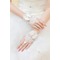 Σύντομη Καλοκαίρι Ιβουάρ Δαντέλα Διακόσμηση Γάντια γάμου - Σελίδα 2