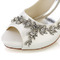 Zapatos de boda para mujer Brillo de boda Cristal con lentejuelas Joyas Tacones de boda Zapatos de novia Diamante de imitación Cristal Tacón alto Tacón de aguja Peep Toe - Σελίδα 4