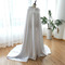 Γιορτή γάμου μακρύ χρώμα σατέν με κουκούλα μανδύα νυφικό μπουφάν - Σελίδα 4