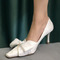 Δερμάτινα παπούτσια με λευκή δαντέλα παράνυμφος με γαμήλια παπούτσια - Σελίδα 2