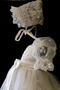 Επίσημη Υψηλή καλύπτονται Δαντέλα Τονισμένα τόξο Φόρεμα Βάπτισης - Σελίδα 3