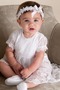 Κόσμημα Επίσημη Πριγκίπισσα Κοντομάνικο Καλοκαίρι Φόρεμα Βάπτισης - Σελίδα 4