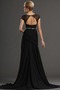 Μηρό-υψηλές σχισμή Μαύρο Ντραπέ Προσαρμοσμένες μανίκια Μπάλα φορέματα - Σελίδα 4
