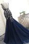 Φερμουάρ επάνω Αμάνικο Τούλι Λαιμόκοψη V Βραδινά φορέματα - Σελίδα 4