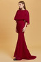 Φερμουάρ επάνω Φυσικό Κομψό Κόσμημα Χαλαρά μανίκια Βραδινά φορέματα - Σελίδα 3