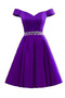 Κοκτέιλ φορέματα Μέχρι το Γόνατο Προσαρμοσμένες μανίκια Έτος 2023 Διακοσμημένες με χάντρες ζώνη - Σελίδα 15