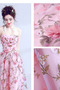 Βραδινά φορέματα Στράπλες Καλοκαίρι Γραμμή Α Αμάνικο Χάνει Τονισμένα ροζέτα - Σελίδα 4
