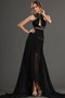 Μαύρο Κλειδαρότρυπα ντεκολτέ Σιφόν Χαμηλή Μέση Μπάλα φορέματα - Σελίδα 4