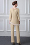 Μακρύ Μανίκι Φυσικό Χάντρες Σιφόν Ρετρό Κοντομάνικο Παντελόνι κοστούμι φόρεμα - Σελίδα 2