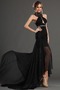 Μαύρο Κλειδαρότρυπα ντεκολτέ Σιφόν Χαμηλή Μέση Μπάλα φορέματα - Σελίδα 5