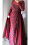 Βραδινά φορέματα Λάμψη Κοντομάνικο Άνοιξη Φυσικό Φερμουάρ επάνω Ανάποδο Τρίγωνο - Σελίδα 10