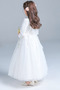 Δαντέλα κούνια Επίσημη Τόξο Κοντομάνικο Φερμουάρ επάνω Λουλούδι κορίτσι φορέματα - Σελίδα 2