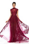 Φυσικό Τούλι Δαντέλα επικάλυψης Ρετρό Κοντομάνικο Βραδινά φορέματα - Σελίδα 1