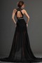 Μαύρο Κλειδαρότρυπα ντεκολτέ Σιφόν Χαμηλή Μέση Μπάλα φορέματα - Σελίδα 6