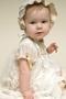 Τούλι Άνοιξη Μικρό Τονισμένα τόξο Κοντομάνικο Φόρεμα Βάπτισης - Σελίδα 1