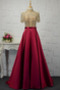 Φυσικό Κοντομάνικο Σατέν Υψηλή καλύπτονται Βραδινά φορέματα - Σελίδα 1