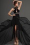 Μαύρο Κλειδαρότρυπα ντεκολτέ Σιφόν Χαμηλή Μέση Μπάλα φορέματα - Σελίδα 3