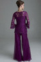 Ψευδαίσθηση Δαντέλα Μακρύ Μανίκι Μέχρι τον αστράγαλο Παντελόνι κοστούμι φόρεμα - Σελίδα 2