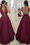 Καθαρή πλάτη Δαντέλα επικάλυψης Τούλι Αμάνικο Μπάλα φορέματα - Σελίδα 1