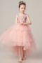 Φυσικό Τούλι Τονισμένα ροζέτα Φερμουάρ επάνω Λουλούδι κορίτσι φορέματα - Σελίδα 4