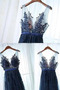 Παράνυμφος φορέματα Τούλι Διακοσμητικά Επιράμματα Βαθιά v-λαιμός Καλοκαίρι - Σελίδα 2