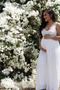 Νυφικά Εγκυμοσύνη Καλοκαίρι Αμάνικο Μέση αυτοκρατορία Βαθιά v-λαιμός - Σελίδα 2