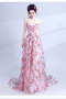 Βραδινά φορέματα Στράπλες Καλοκαίρι Γραμμή Α Αμάνικο Χάνει Τονισμένα ροζέτα - Σελίδα 1