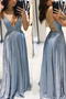 Βραδινά φορέματα σικ & σύγχρονος Βαθιά v-λαιμός Ντραπέ Λαιμόκοψη V Σατέν - Σελίδα 3