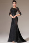 Δαντέλα επικάλυψης Κόσμημα Επίσημη Μισό Μανίκι Βραδινά φορέματα - Σελίδα 1