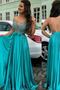 Μπάλα φορέματα Σέξι Κόσμημα τονισμένο μπούστο Ντραπέ Αμάνικο Γραμμή Α - Σελίδα 1