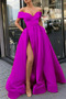 Βραδινά φορέματα Γραμμή Α Μπροστινό Σκίσιμο Καλοκαίρι Έτος 2023 Αχλάδι - Σελίδα 5